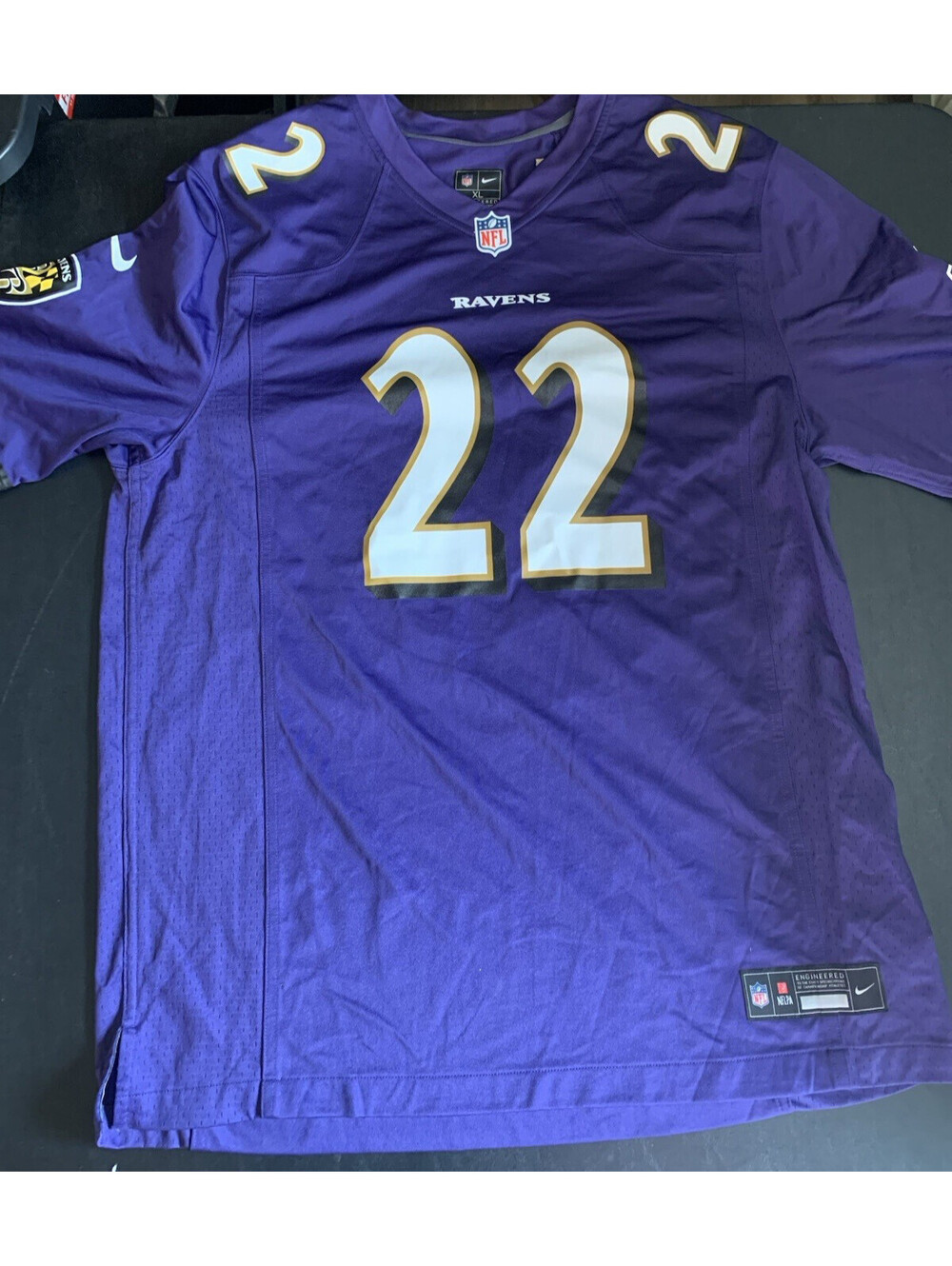 Nike NFL Baltimore Ravens Derrick Henry #22 Jersey Purple Men’s XL